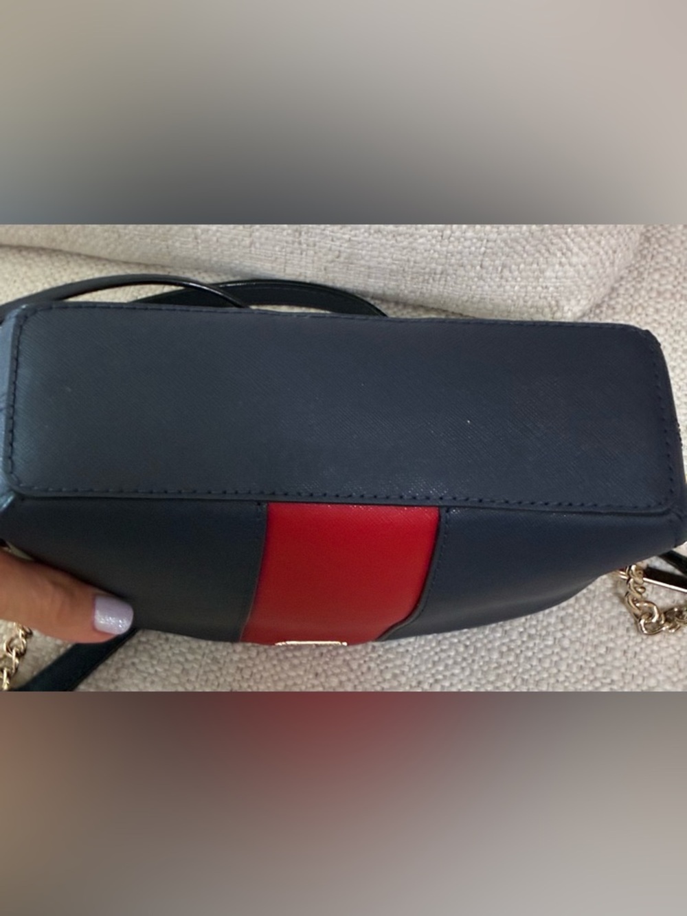 Kate Spade New York
Cameron Street Racing Stripe Hilli 
Crossbdy Bag Leather - Picture 6 of 12
